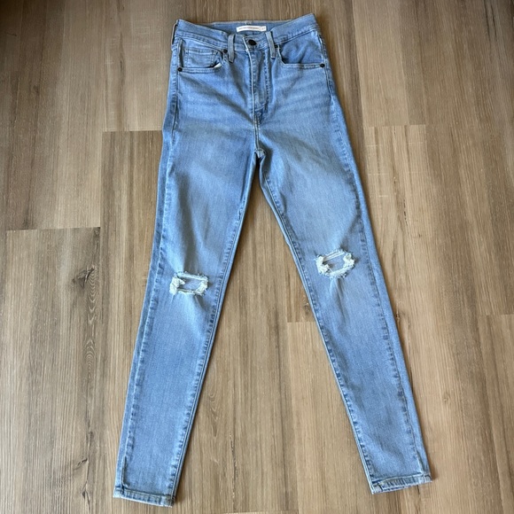 Levi’s Mile High Super Skinny Jeans Size 27 - Picture 2 of 10